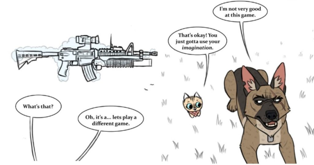 I swear at least 50% of what I know about the military I learned from making Pixie and Brutus comics