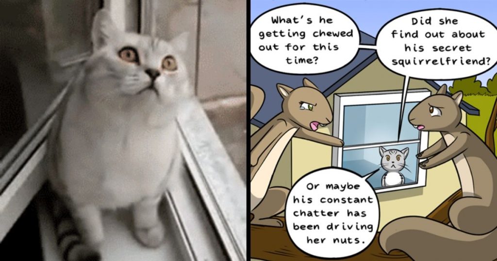 5 Absolutely Hilarious Web Comics All Based On Random Cat Gifs