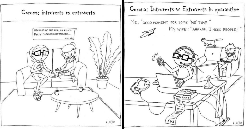 My 9 Comics That Show How Introverts Feel Right At Home In This Pandemic